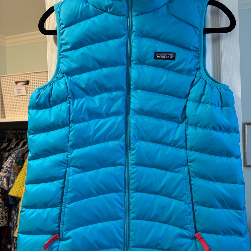 Patagonia Turquoise Puffer Vest